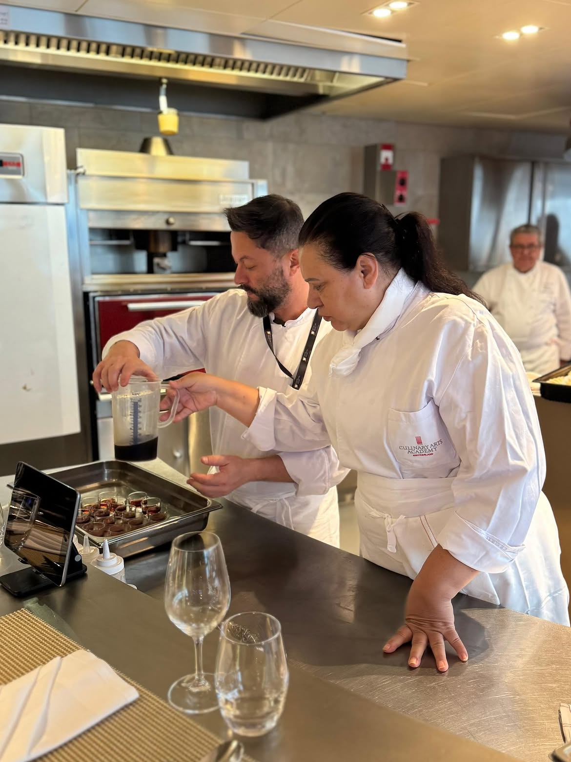 Imersão técnica na Suíça com equipe de chefs internacionais